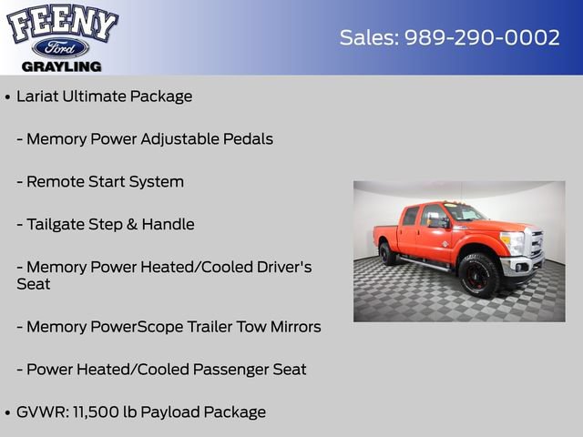 Used 2016 Ford F350 Lariat w/ Lariat Ultimate Package AWD/4WD image 12