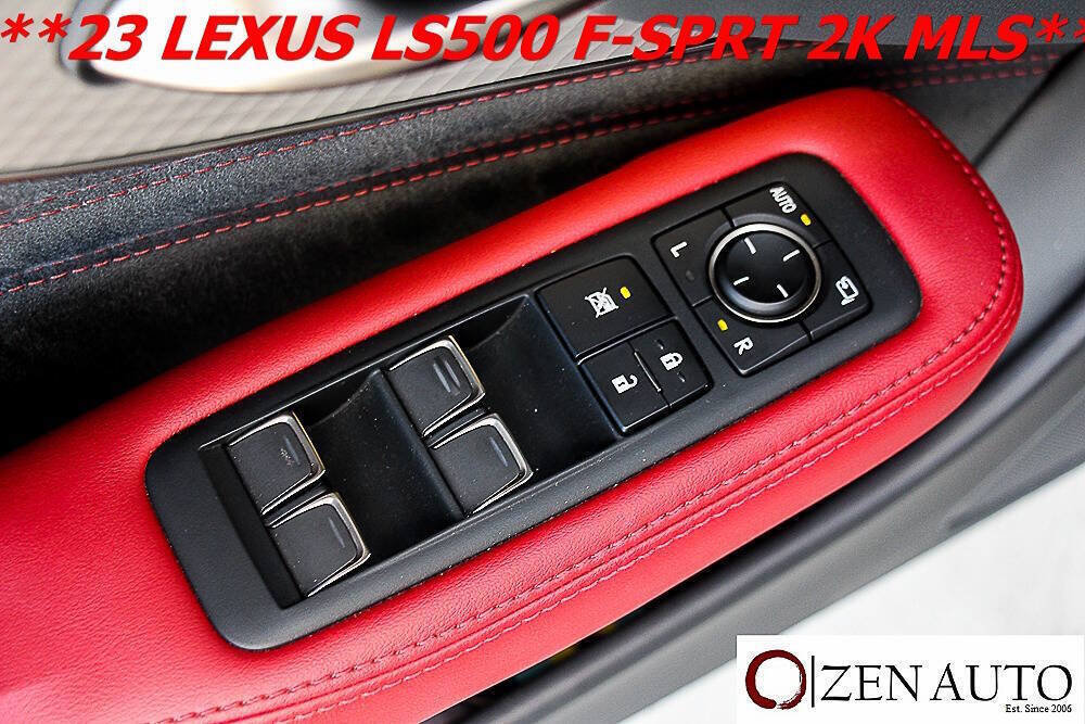 Used 2023 Lexus LS 500 F Sport w/ Cold Weather Package (CK) RWD image 25