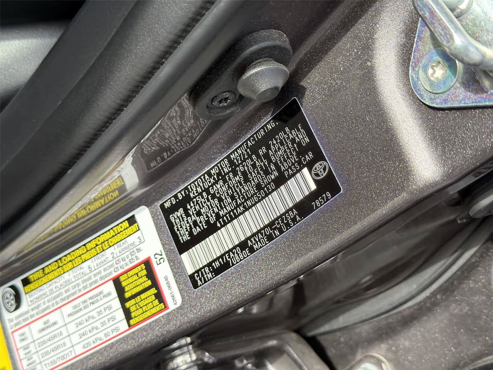 Used 2022 Toyota Camry SE w/ Convenience Package FWD image 22