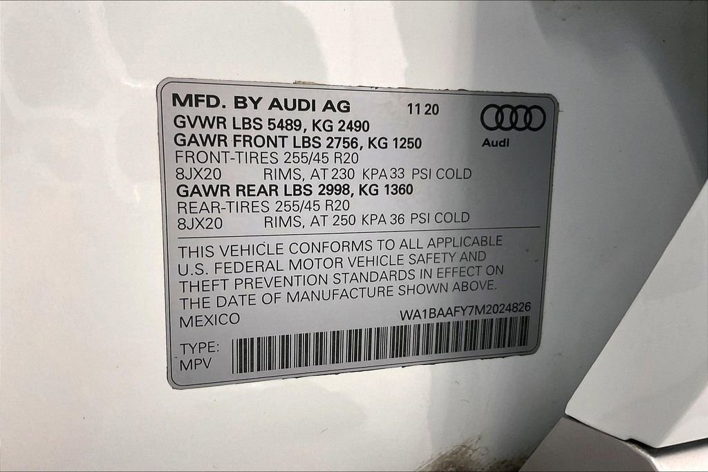 Used 2021 Audi Q5 2.0T Premium Plus w/ Premium Plus Package AWD/4WD image 33