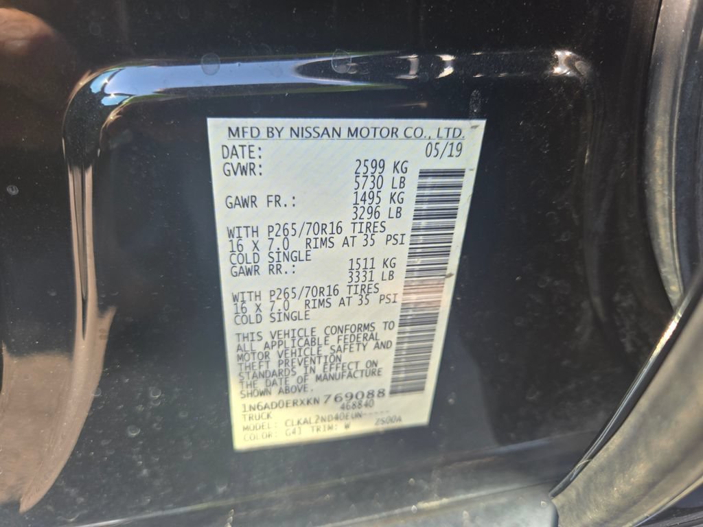 Used 2019 Nissan Frontier SV RWD image 12