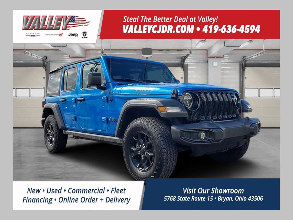 Used 2021 Jeep Wrangler Unlimited Willys