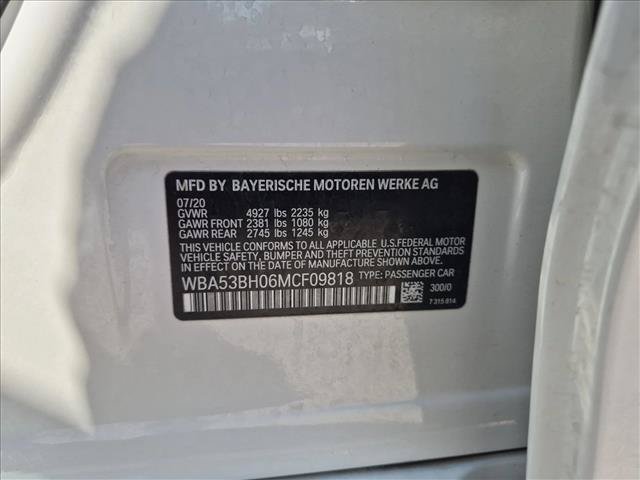 Used 2021 BMW 530i w/ Convenience Package RWD image 10