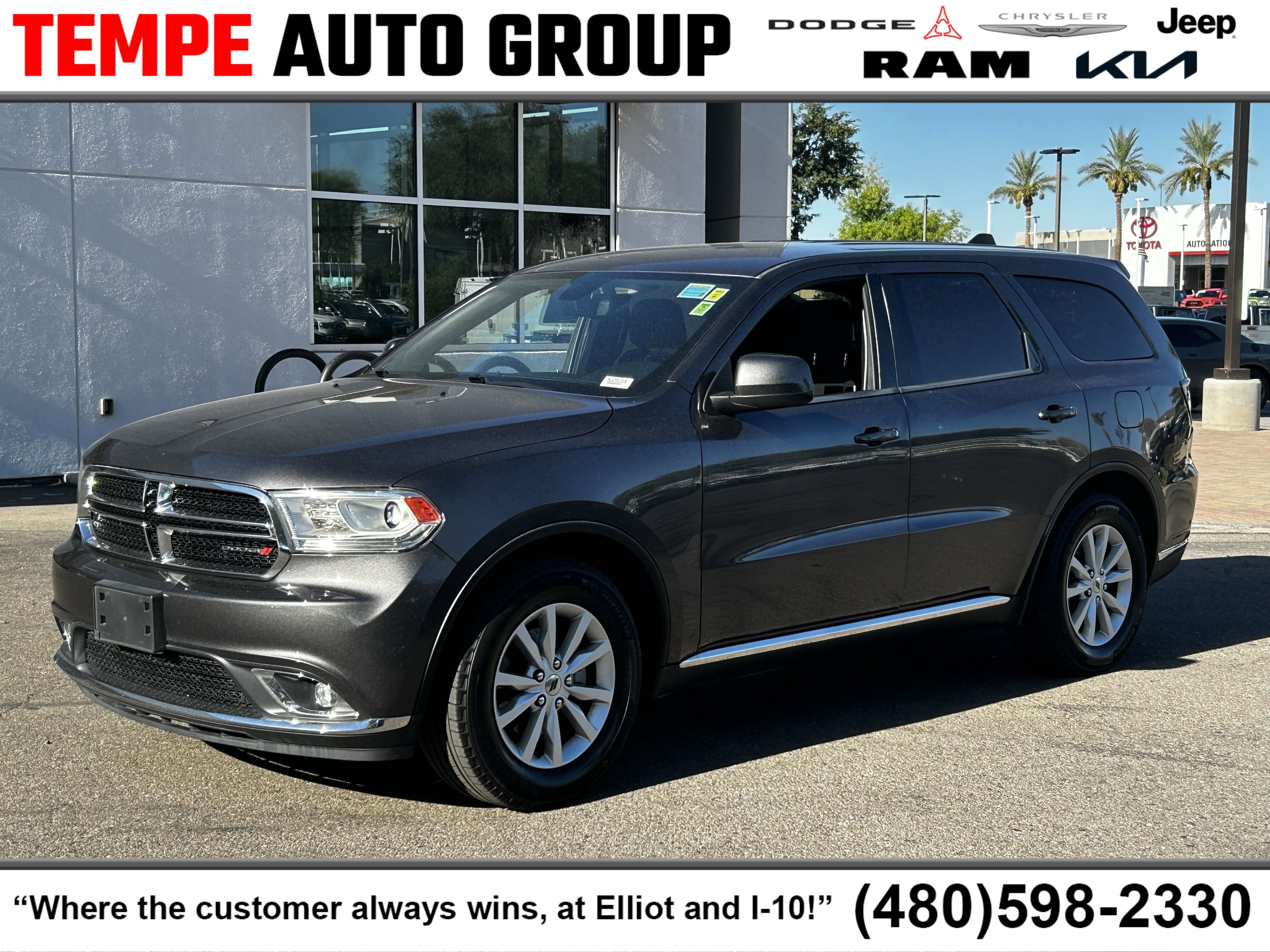 Certified 2020 Dodge Durango SXT w/ 3rd Row Seating Group