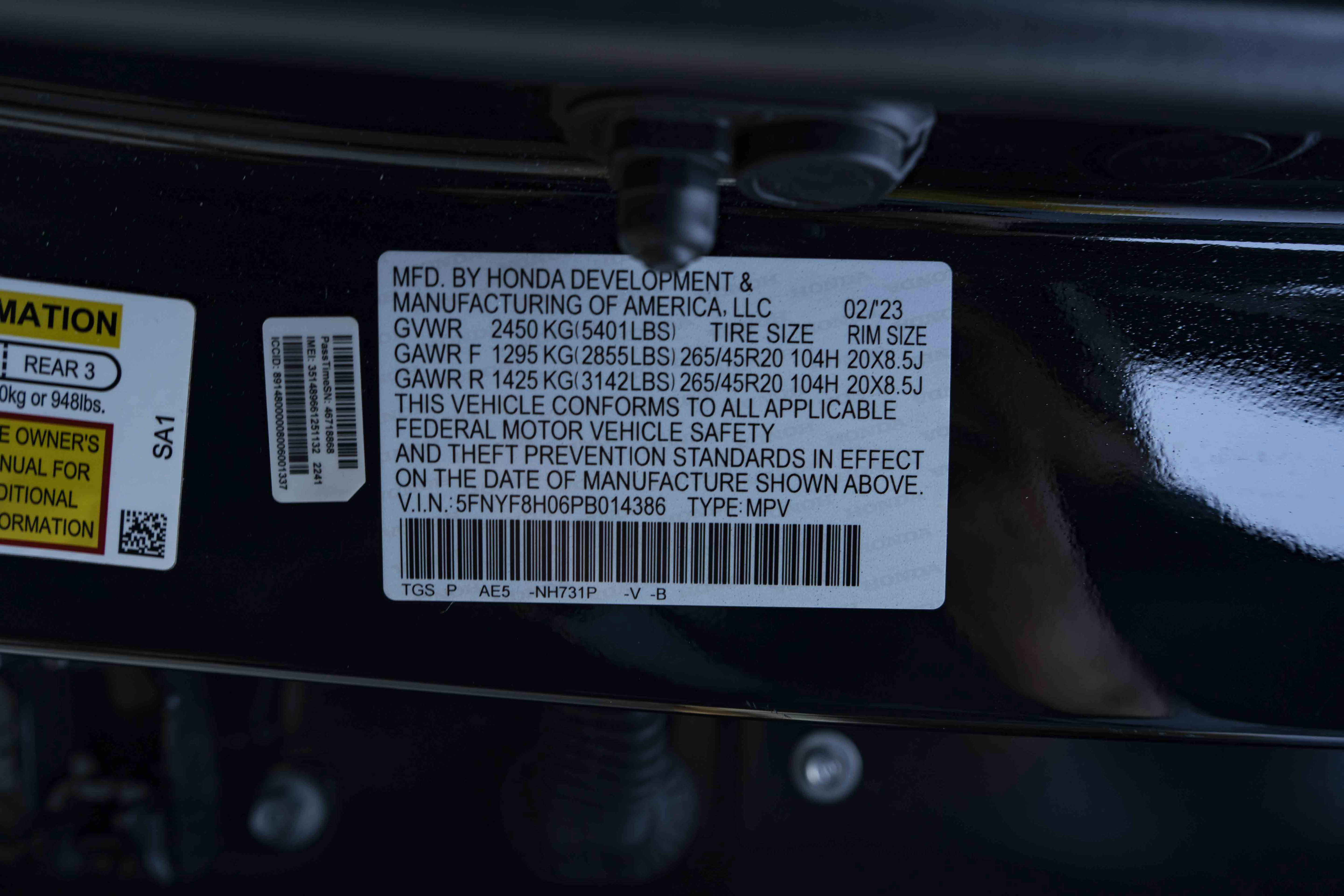 Used 2023 Honda Passport Elite image 48