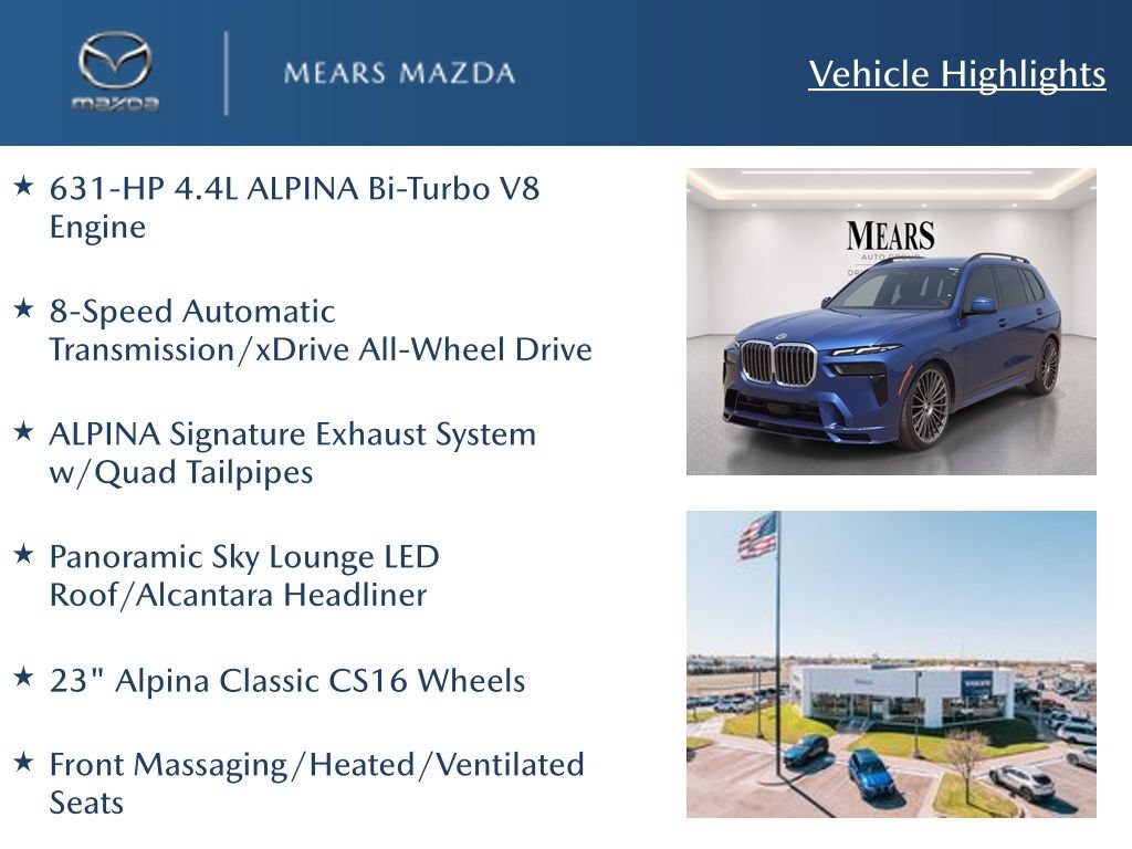 Used 2023 BMW ALPINA XB7 AWD/4WD image 2