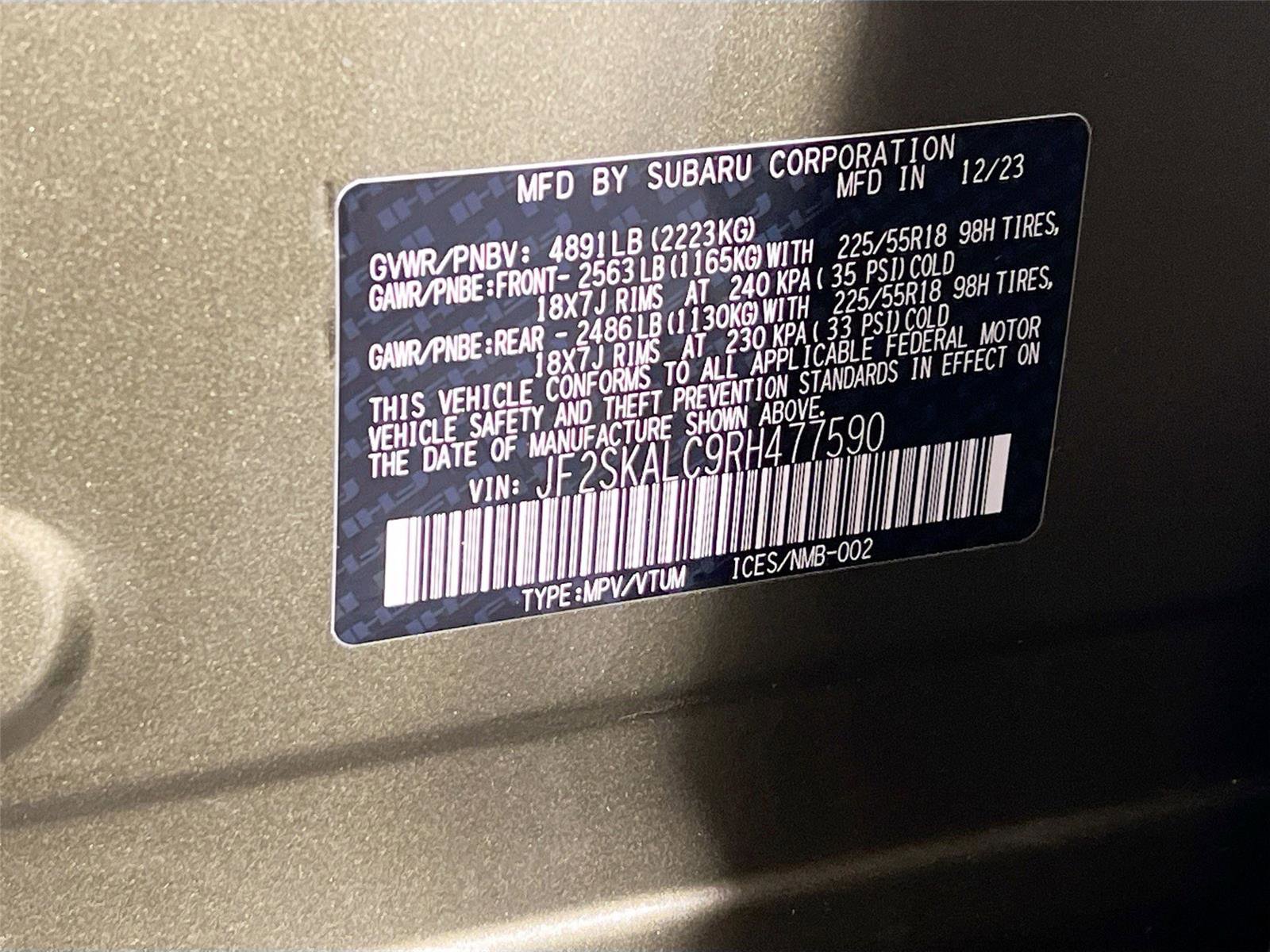 Used 2024 Subaru Forester Limited AWD/4WD image 32