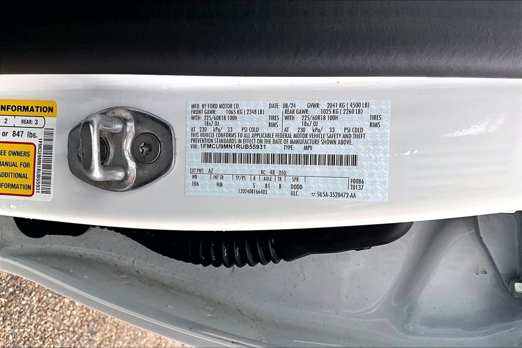 Used 2024 Ford Escape ST-Line w/ Tech Pack #1 AWD/4WD image 35