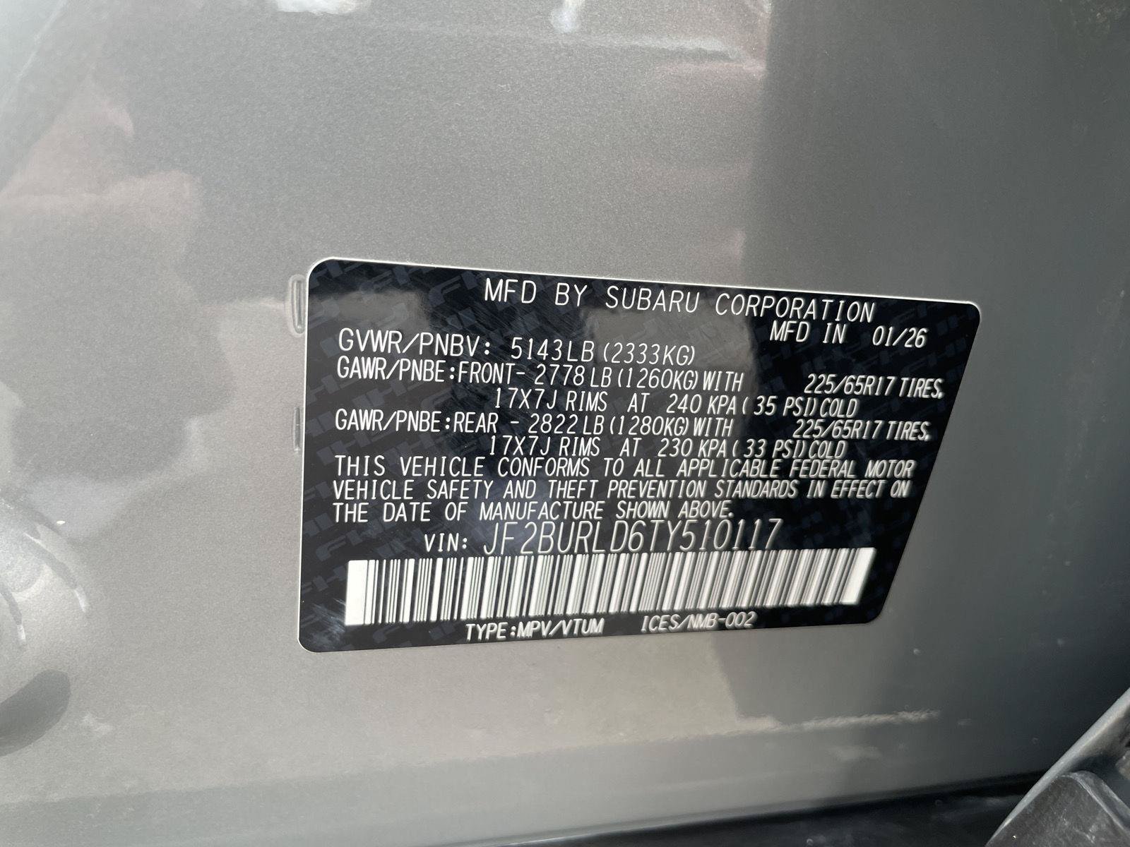 Certified 2026 Subaru Outback Wilderness AWD/4WD image 28