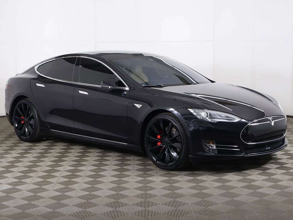 Used 2015 Tesla Model S P90D AWD/4WD image 2
