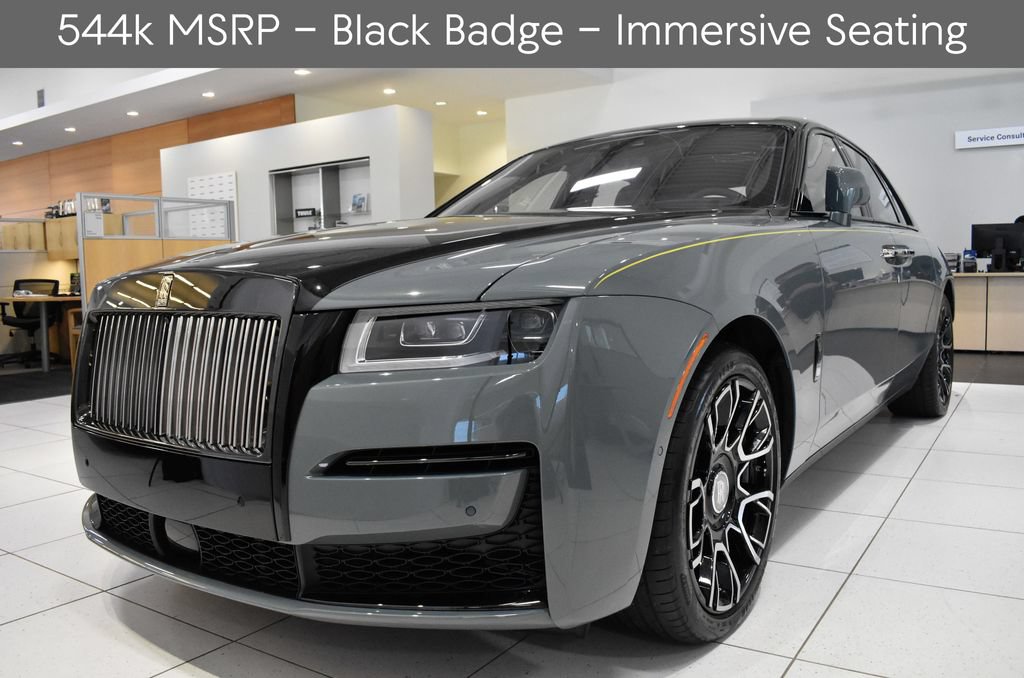 Used 2023 Rolls-Royce Ghost Black Badge w/ Black Badge Ghost Package AWD/4WD image 1