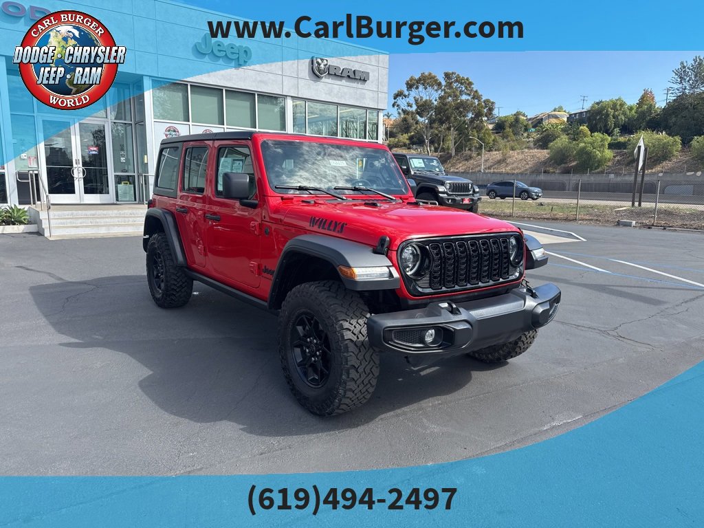 Certified 2024 Jeep Wrangler Willys