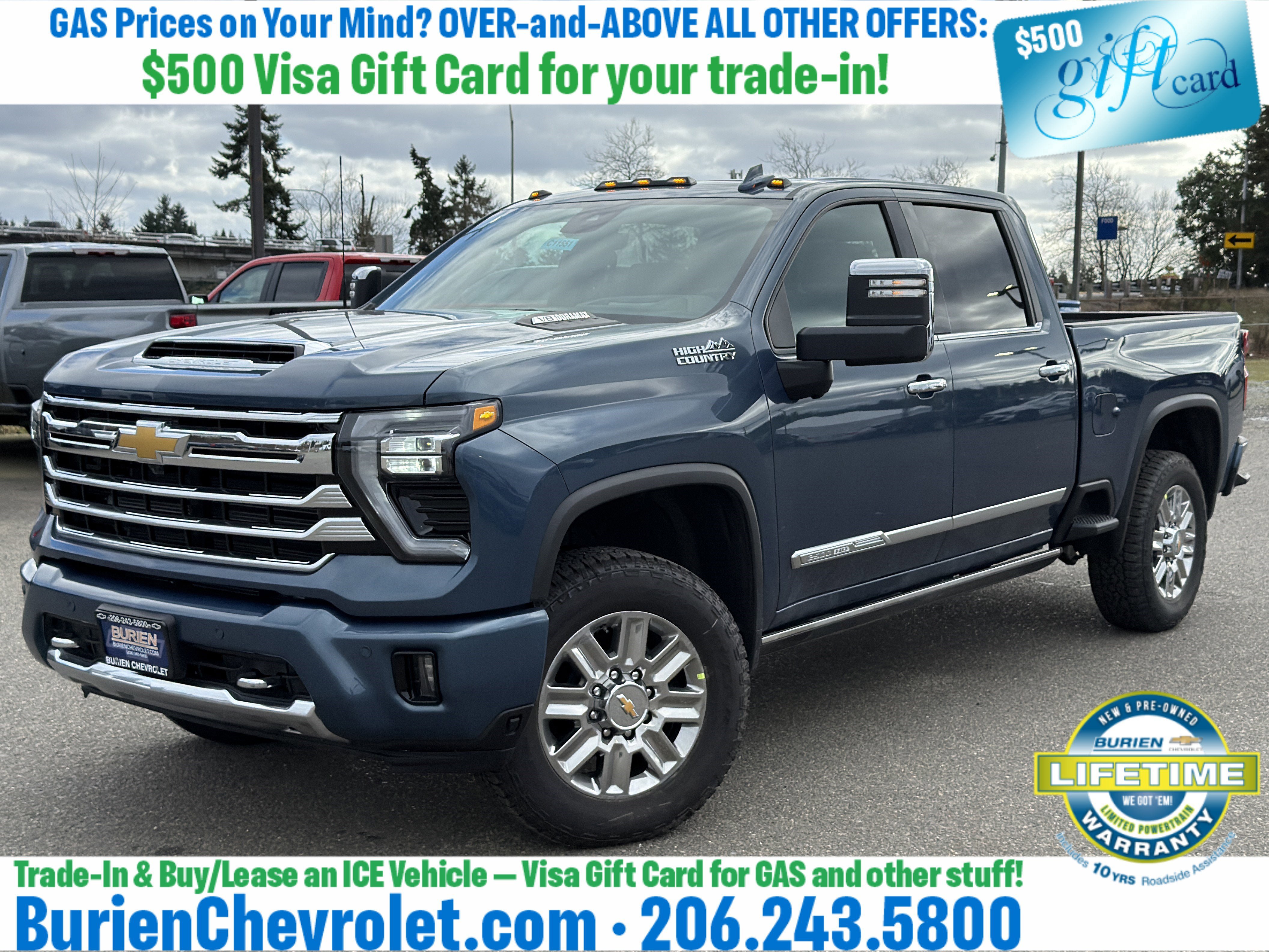New 2026 Chevrolet Silverado 2500 High Country w/ High Country Premium Package AWD/4WD image 1