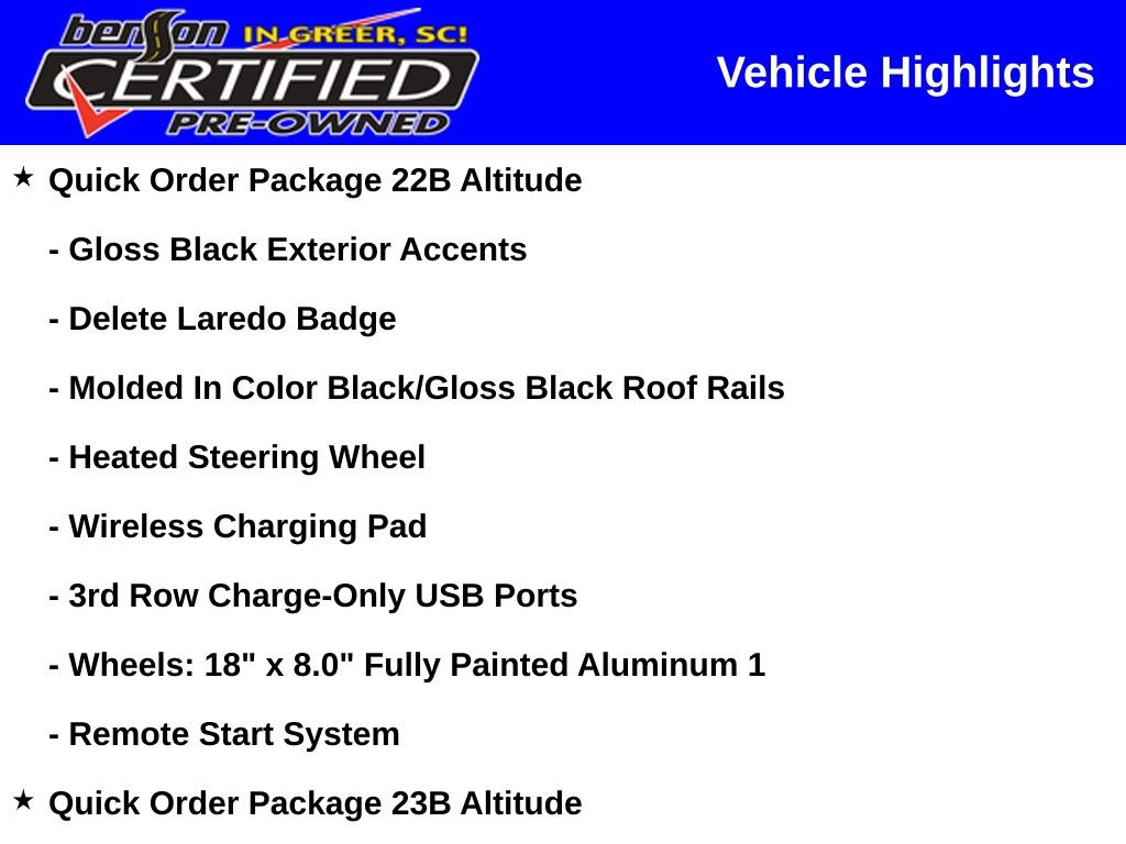 Used 2023 Jeep Grand Cherokee L Laredo RWD image 3