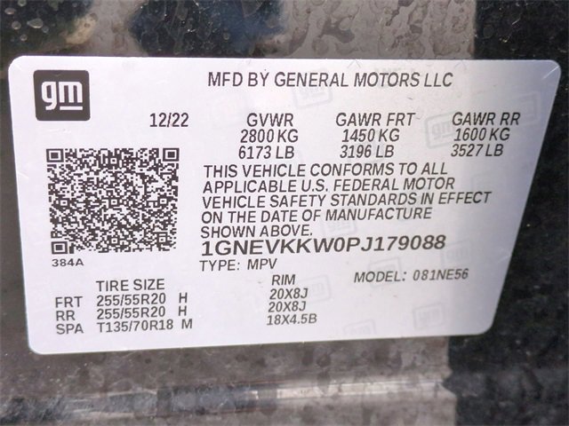 Certified 2023 Chevrolet Traverse Premier w/ LPO, Floor Liner Package image 35