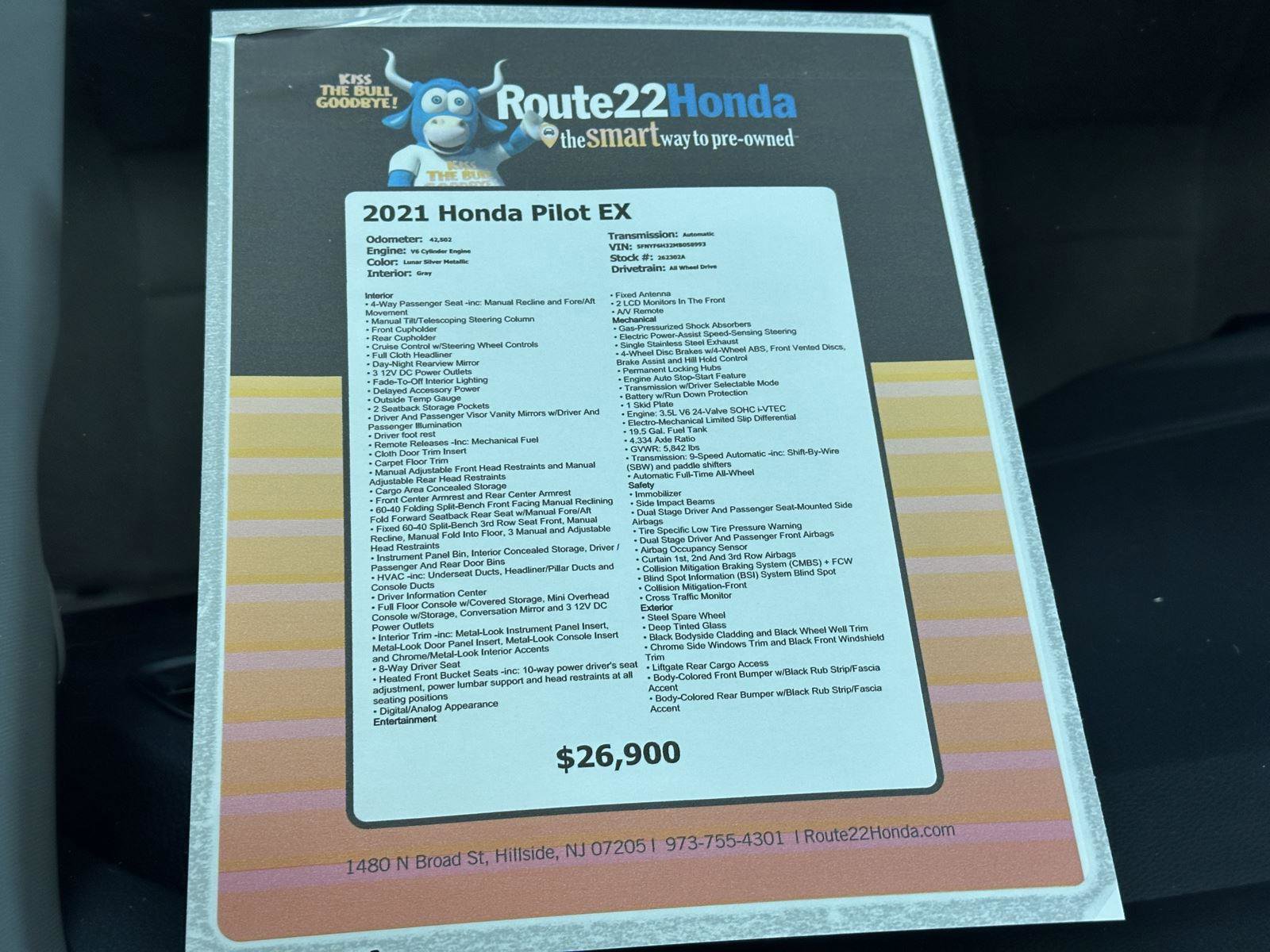 Used 2021 Honda Pilot EX image 40