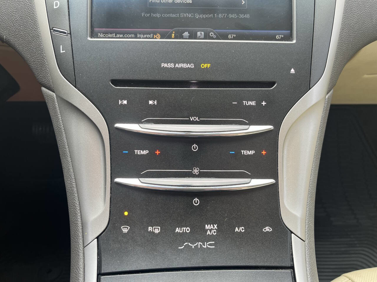 Used 2015 Lincoln MKZ Hybrid w/ Equipment Group 202A Reserve FWD image 23