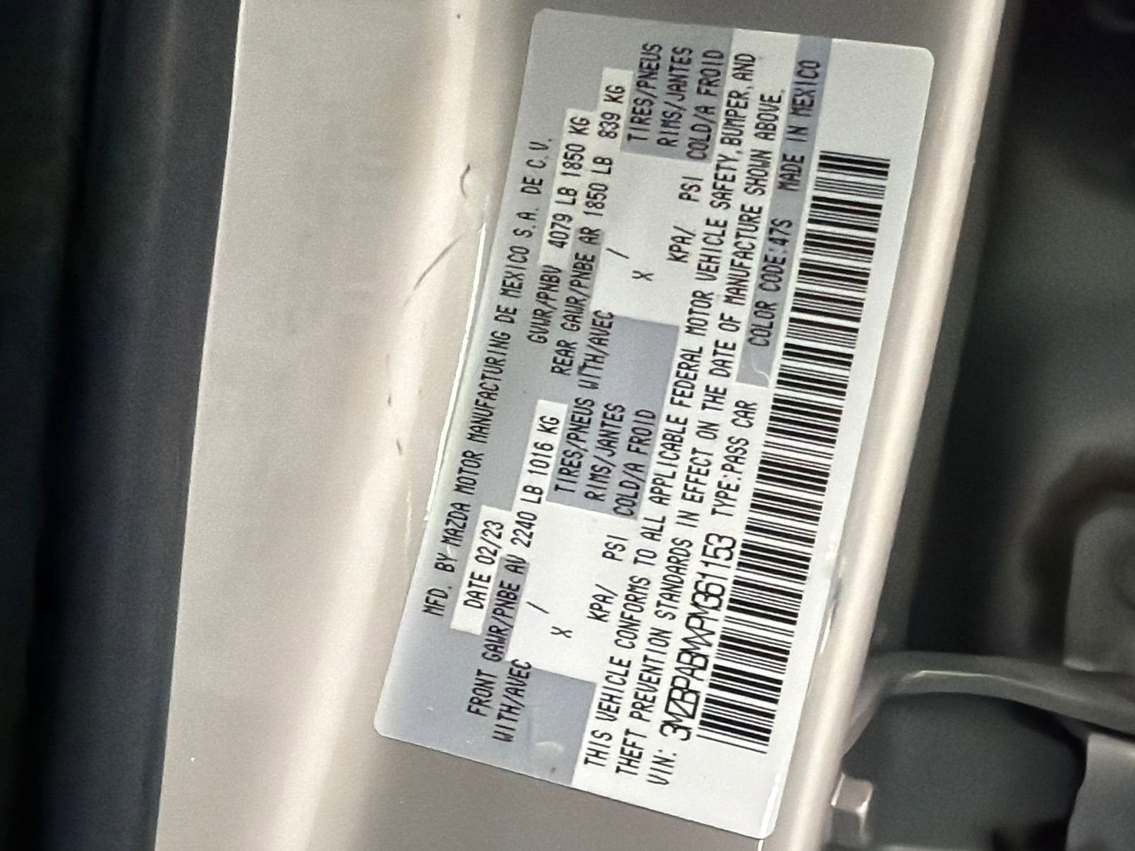 Used 2023 MAZDA MAZDA3 s image 30