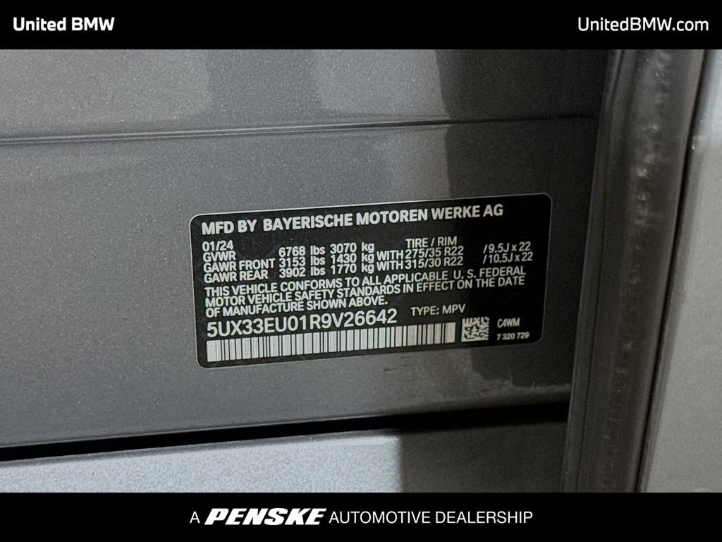 Used 2024 BMW X5 M60i w/ Executive Package AWD/4WD image 15