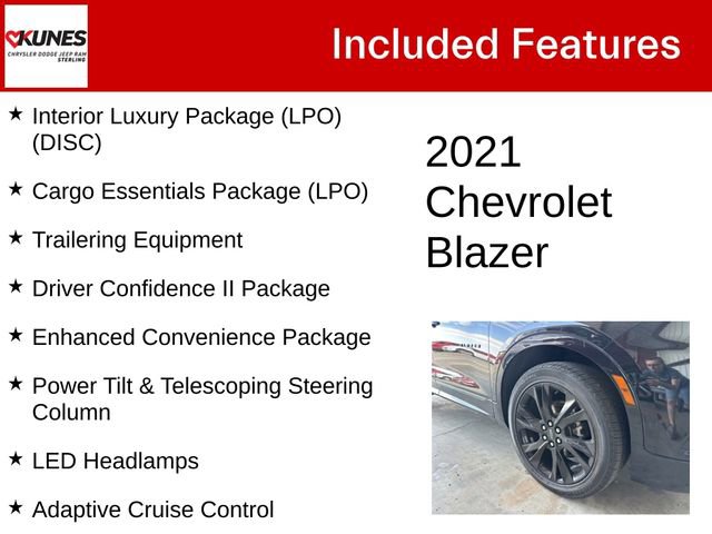 Used 2021 Chevrolet Blazer RS w/ Enhanced Convenience Package AWD/4WD image 5