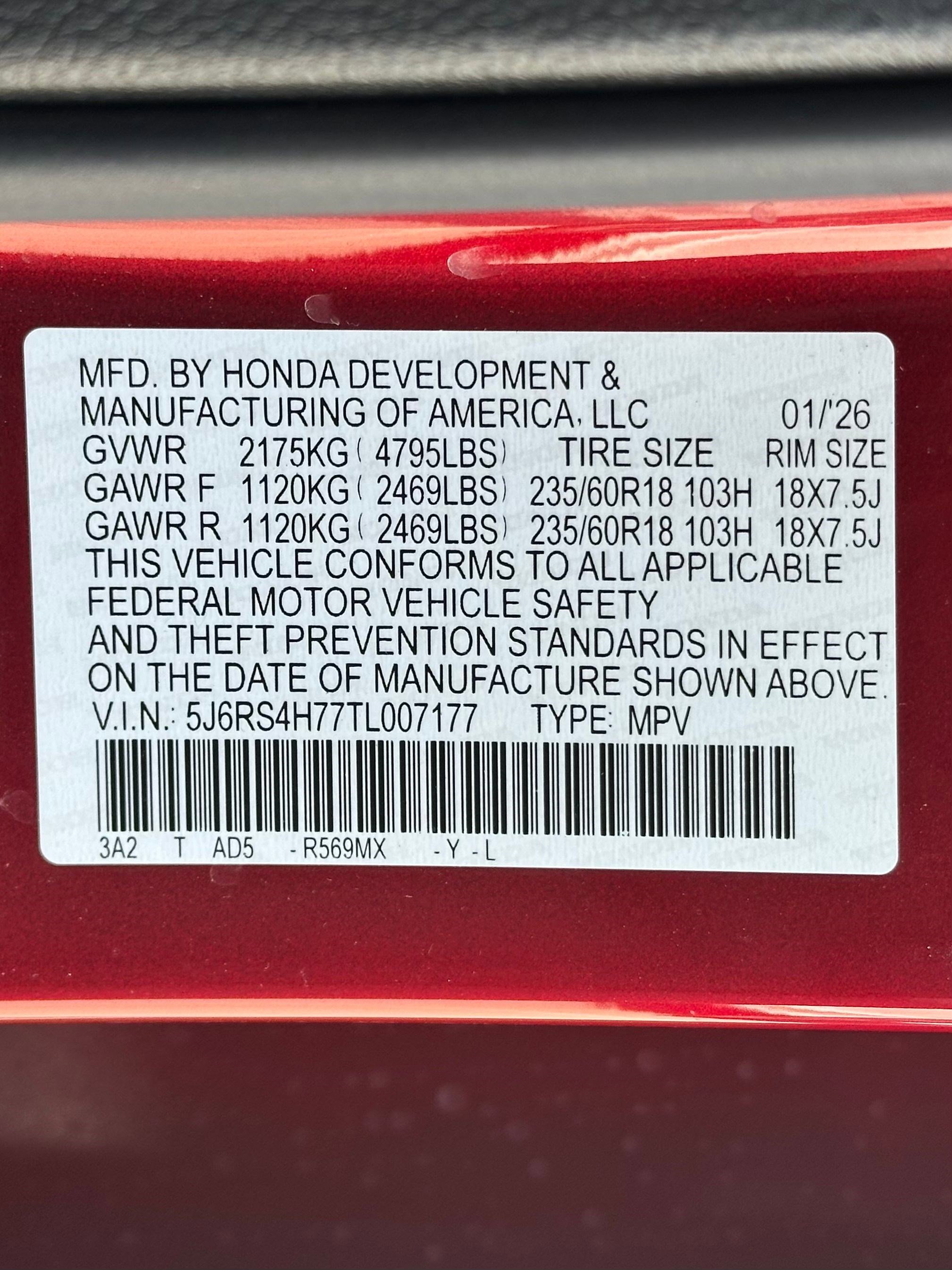 New 2026 Honda CR-V EX-L image 22