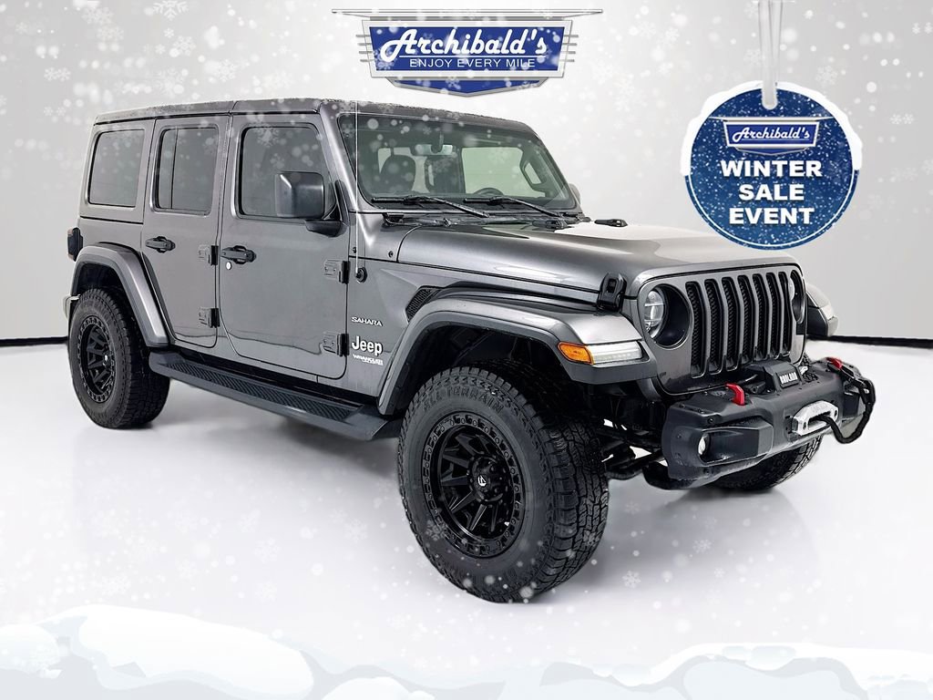Used 2020 Jeep Wrangler Unlimited Sahara w/ Uconnect 4C Nav & Sound Group image 1