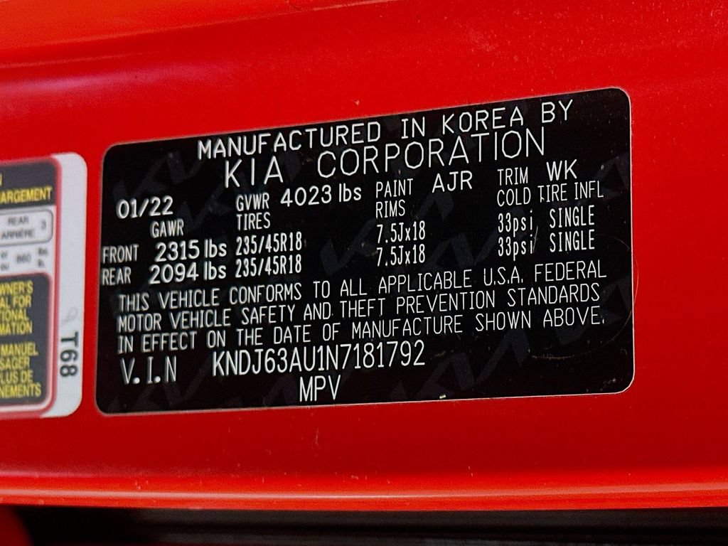 Certified 2022 Kia Soul GT-Line FWD image 33