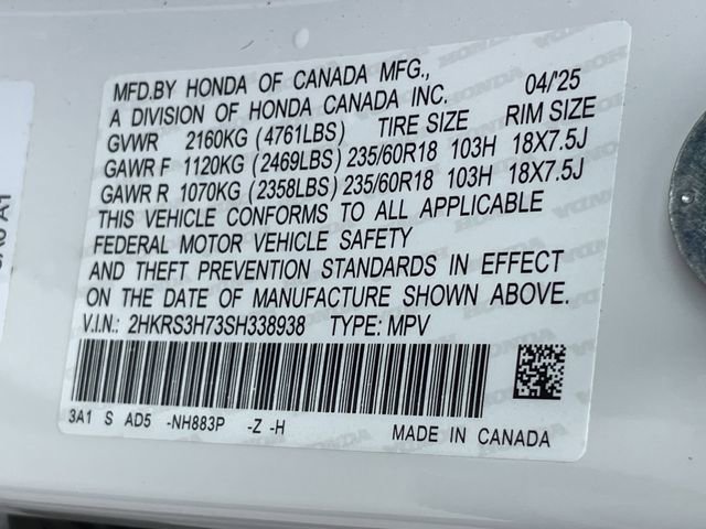 Certified 2025 Honda CR-V EX-L image 31