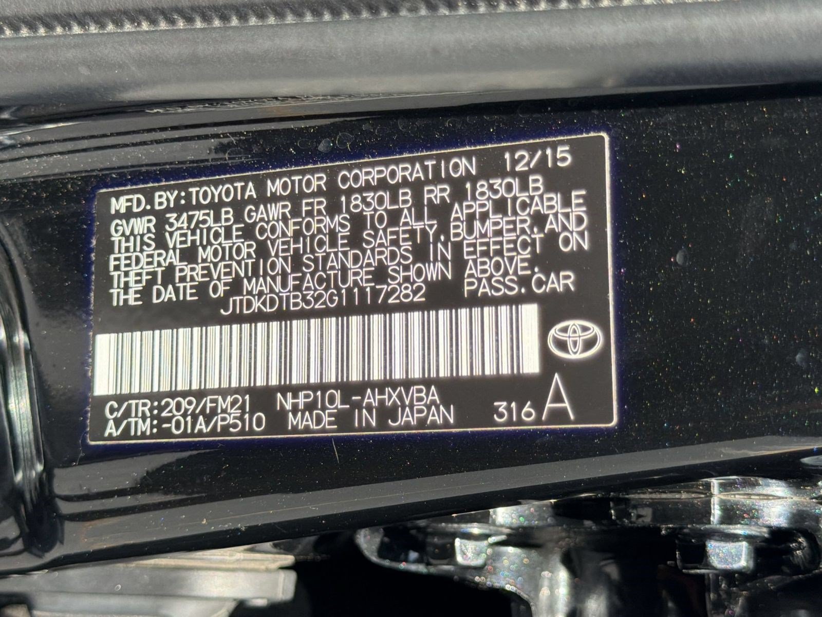 Used 2016 Toyota Prius C Persona Series FWD image 22