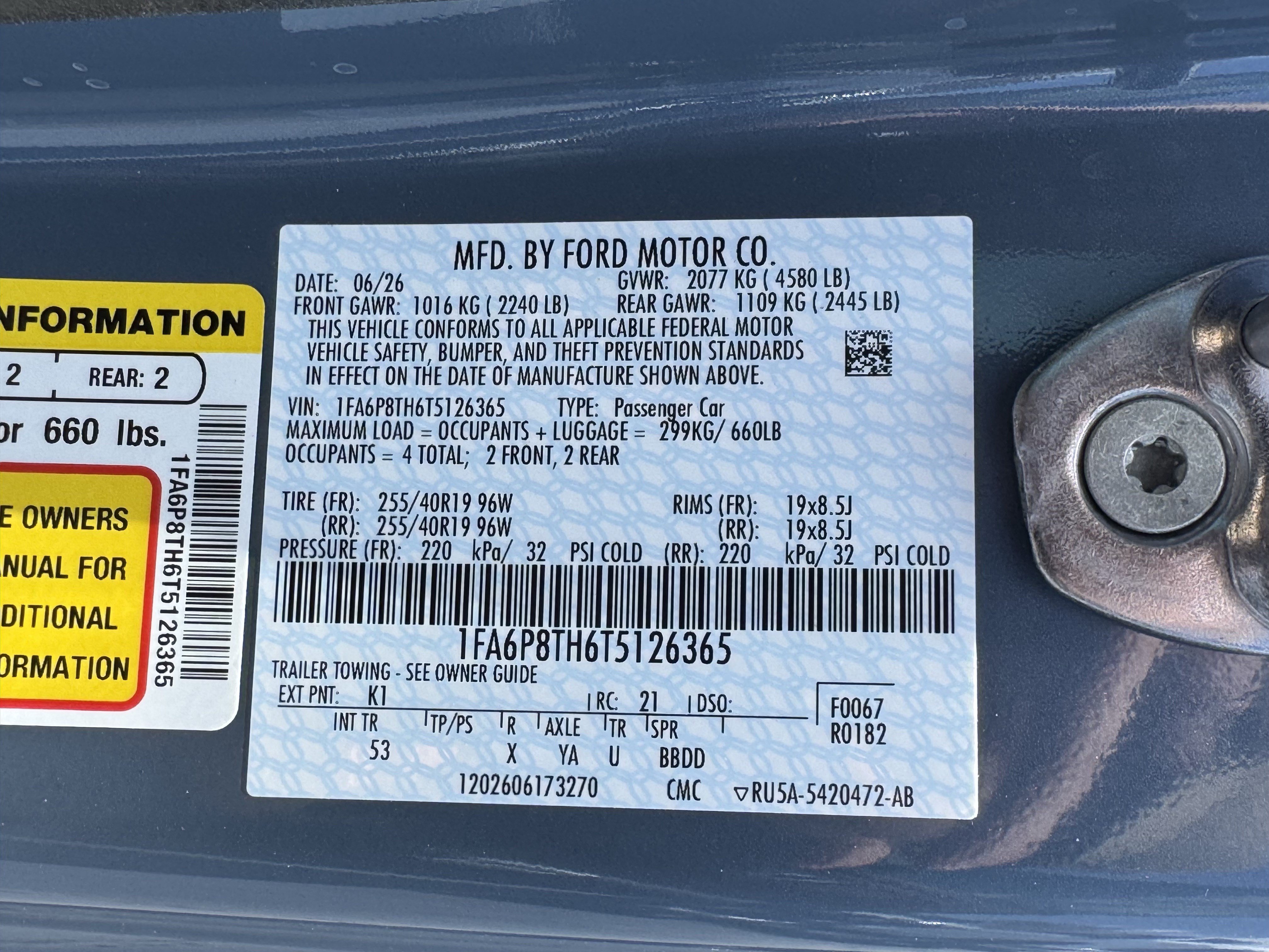New 2026 Ford Mustang Premium RWD image 29