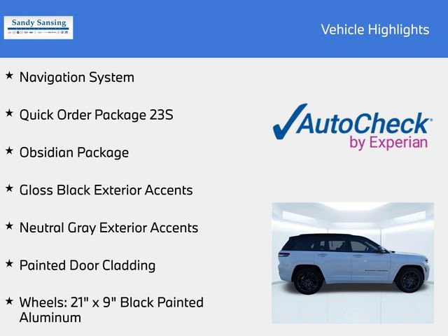 New 2025 Jeep Grand Cherokee Summit w/ Obsidian Package image 7