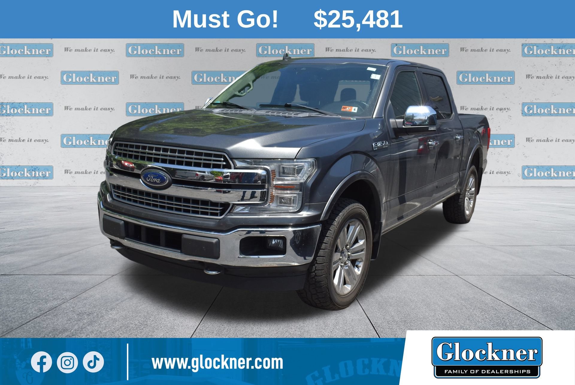 Used 2019 Ford F150 Lariat w/ Equipment Group 502A Luxury AWD/4WD image 1