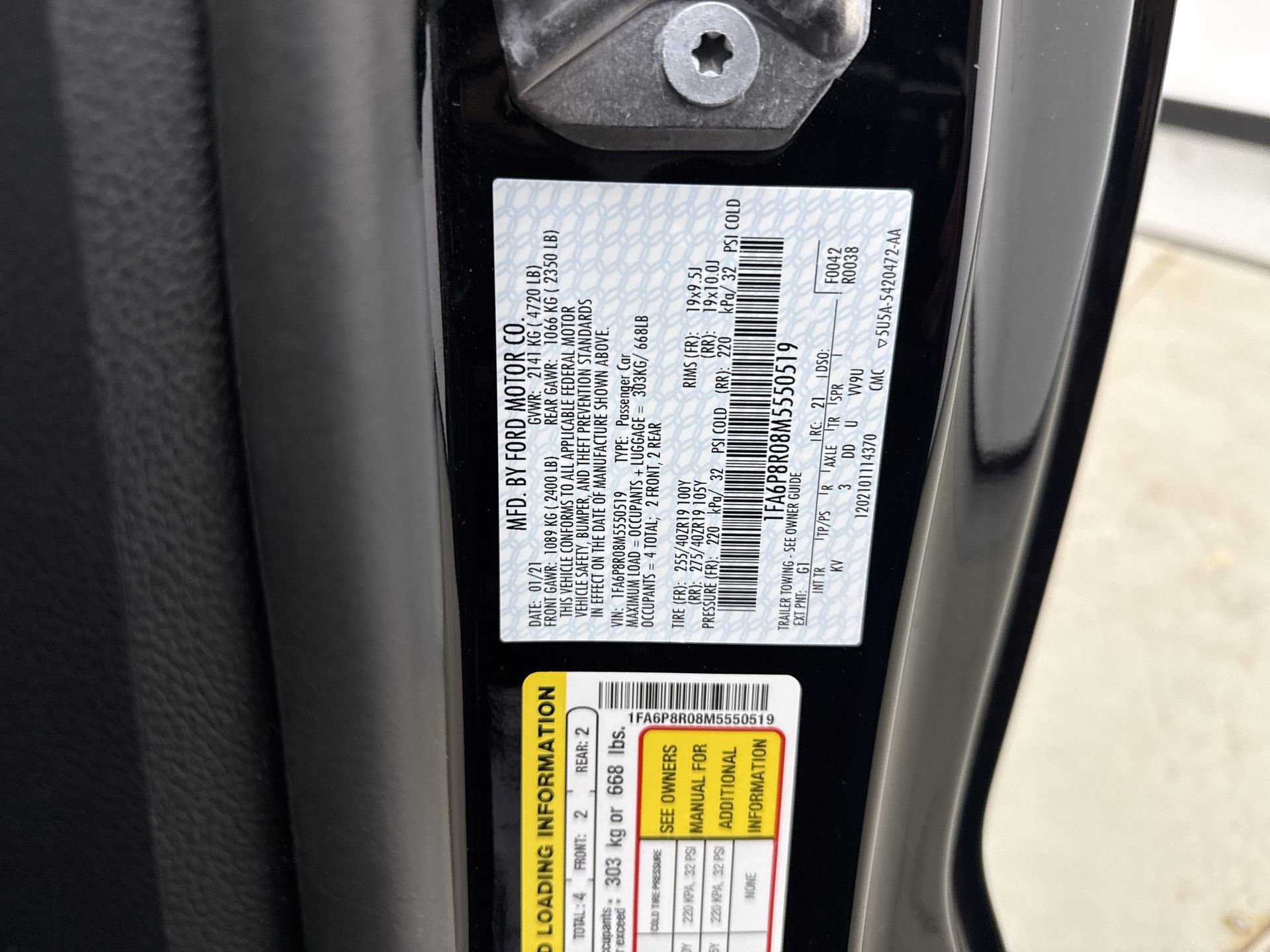 Used 2021 Ford Mustang Mach 1 w/ Equipment Group 700A RWD image 11