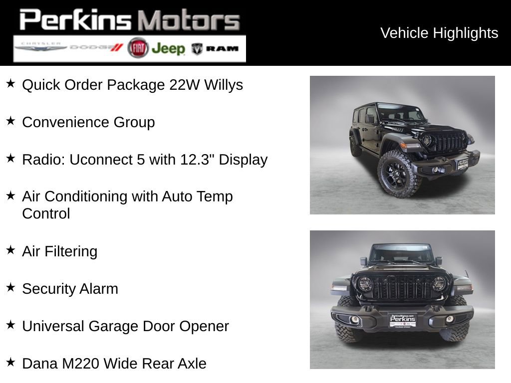 New 2026 Jeep Wrangler Willys image 2