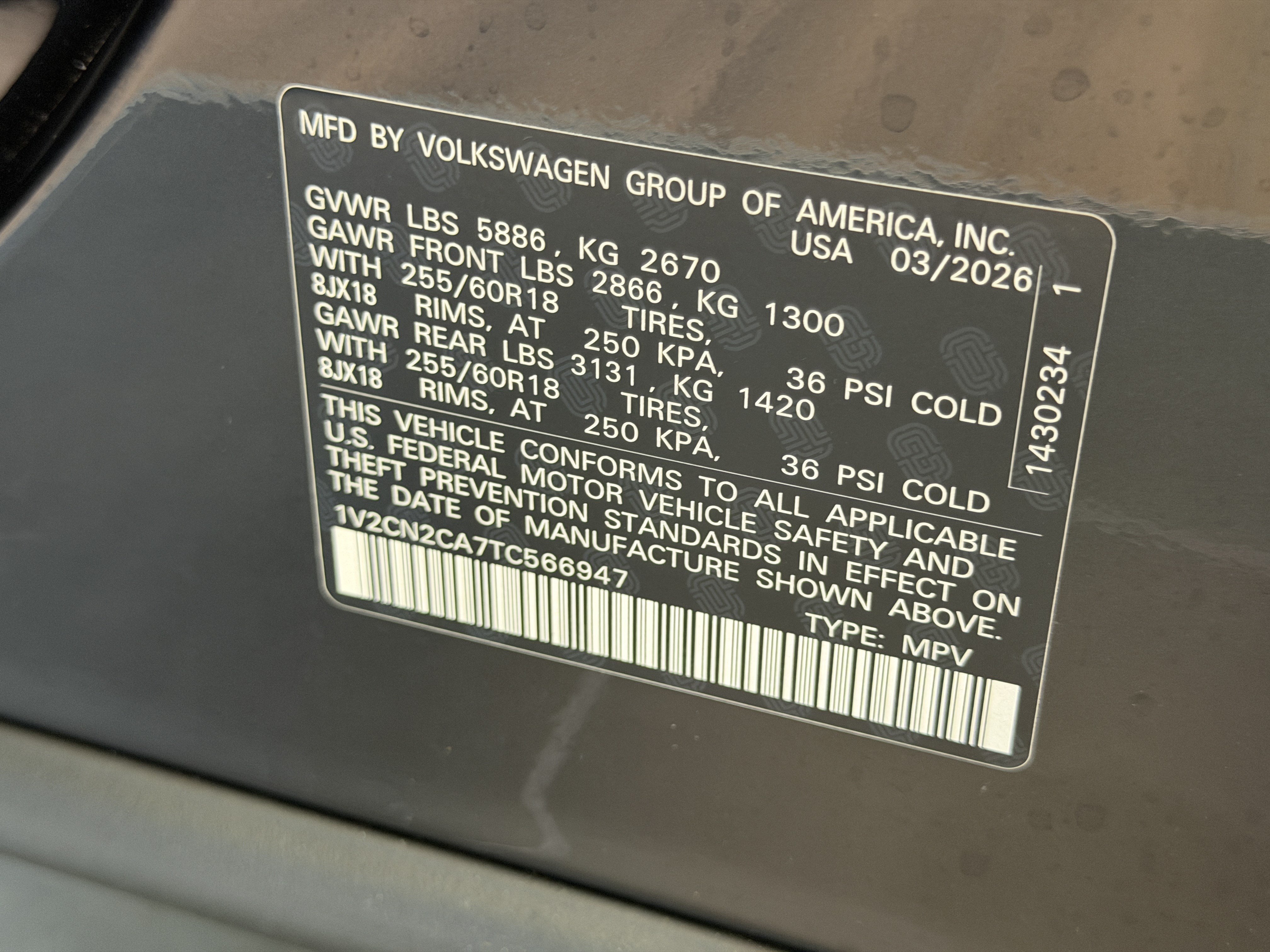 New 2026 Volkswagen Atlas Peak Edition AWD/4WD image 29