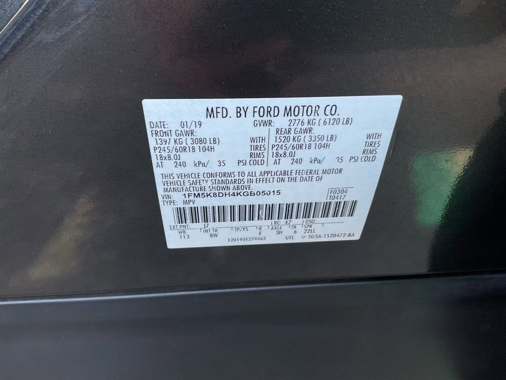 Used 2019 Ford Explorer XLT w/ Equipment Group 201A AWD/4WD image 44