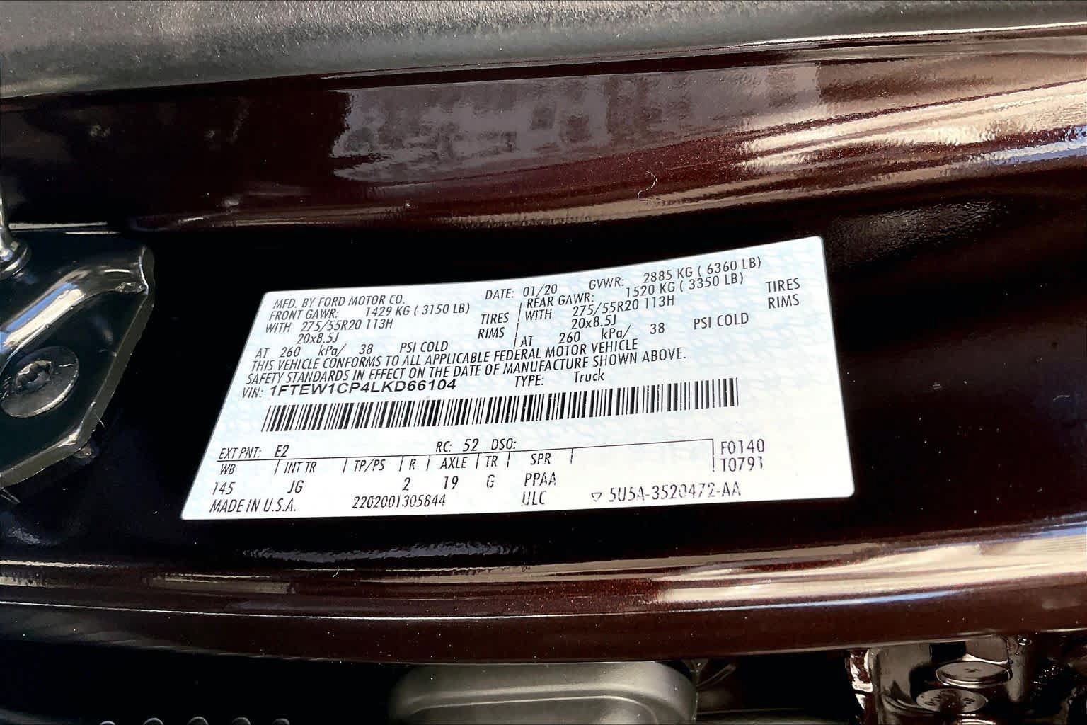 Used 2020 Ford F150 XL w/ Equipment Group 101A Mid RWD image 31