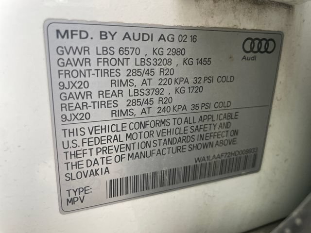 Used 2017 Audi Q7 3.0T Premium Plus AWD/4WD image 29