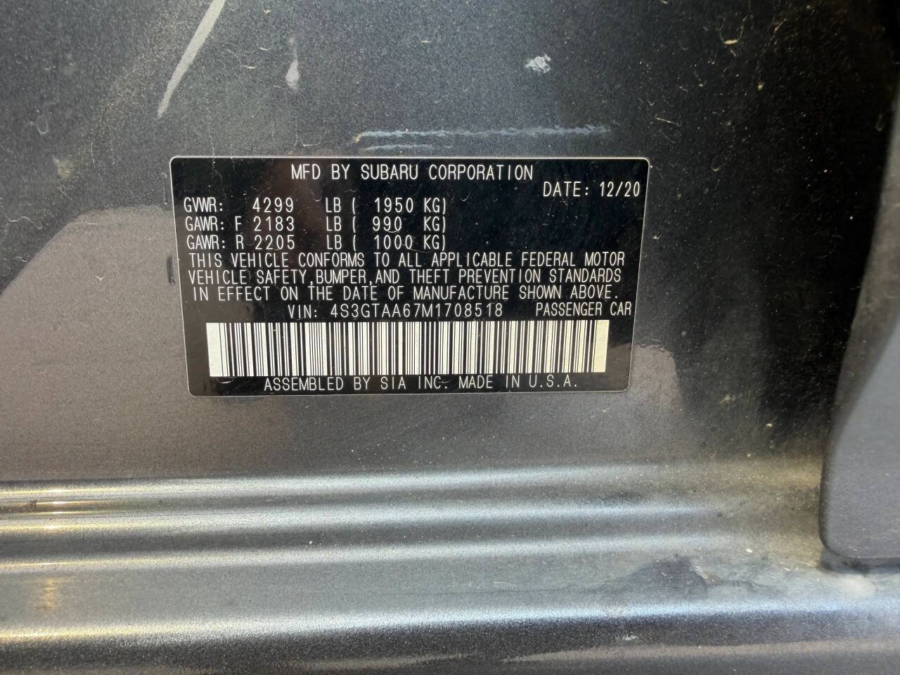 Used 2021 Subaru Impreza 2.0i AWD/4WD image 29