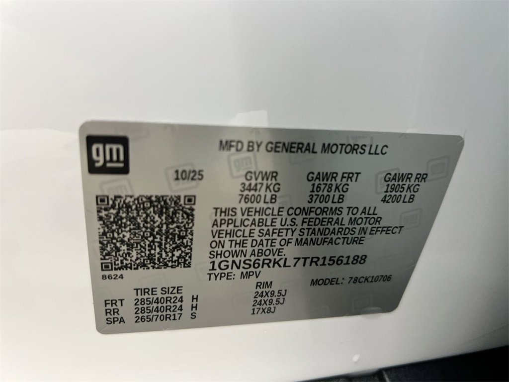 New 2026 Chevrolet Tahoe RST w/ RST Capability Package image 29