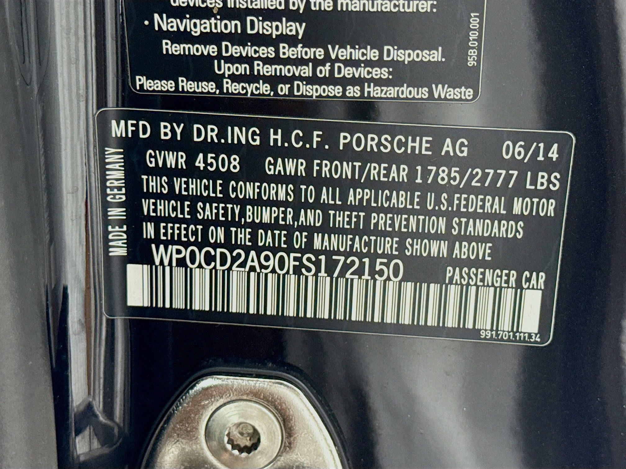 Certified 2015 Porsche 911 Turbo AWD/4WD image 28