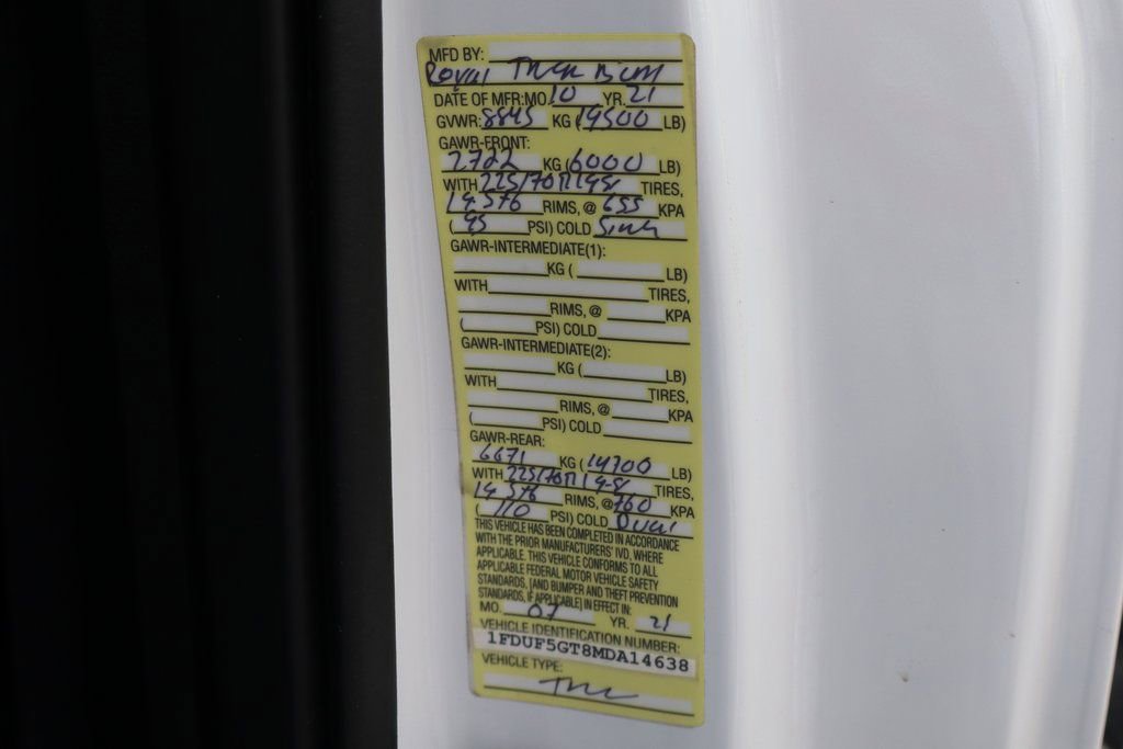 Used 2021 Ford F550 2WD Regular Cab Super Duty image 52