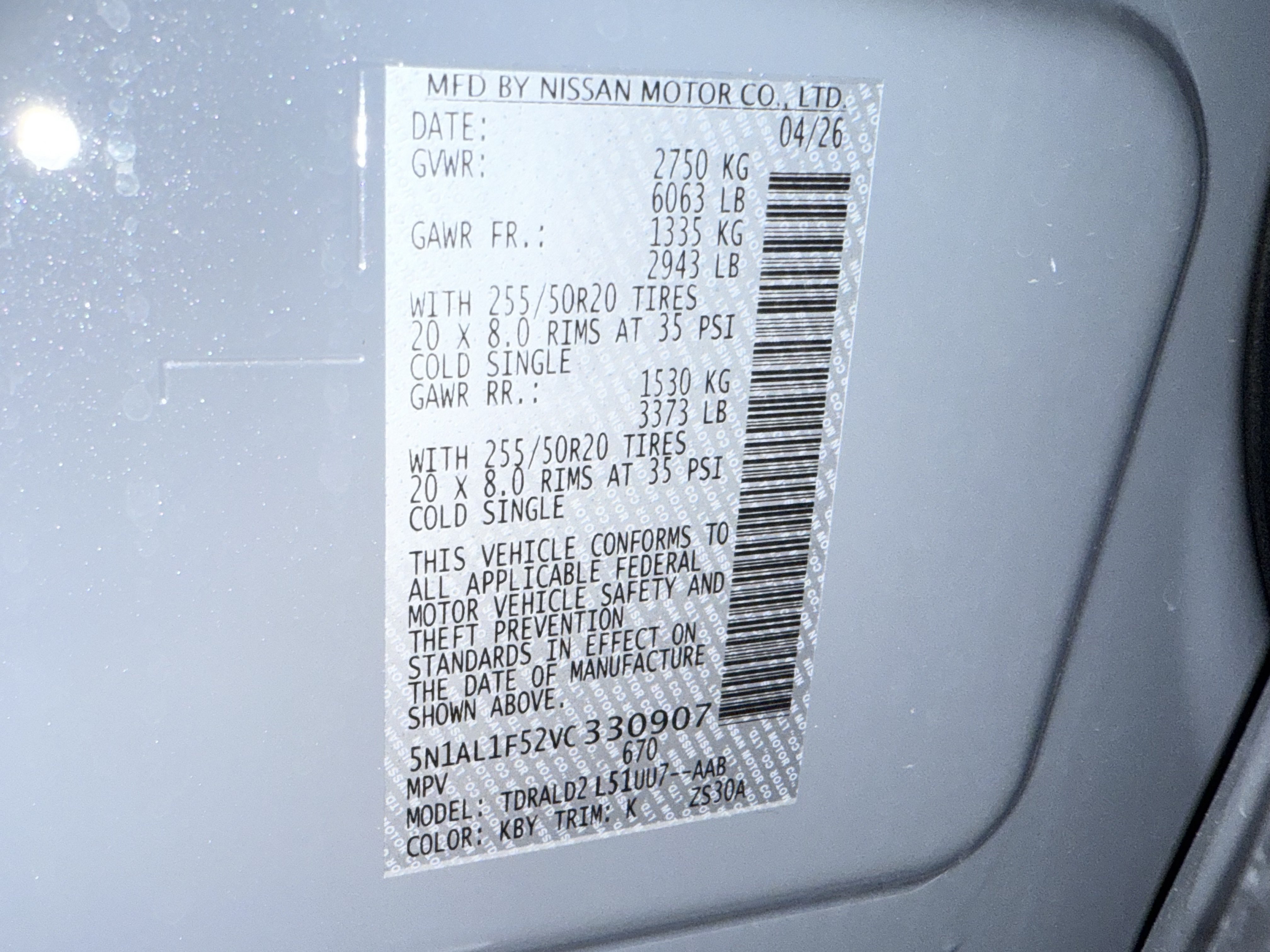 Certified 2027 INFINITI QX60 Luxe w/ Cargo Package FWD image 28