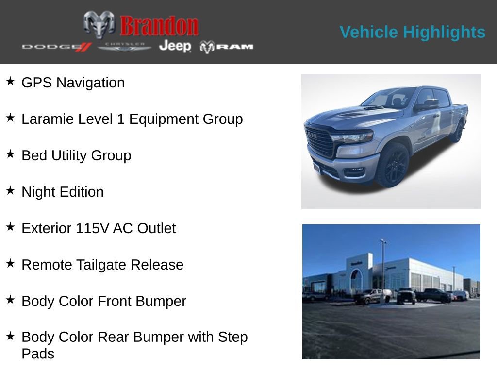 New 2026 RAM 1500 Laramie w/ Night Edition image 2