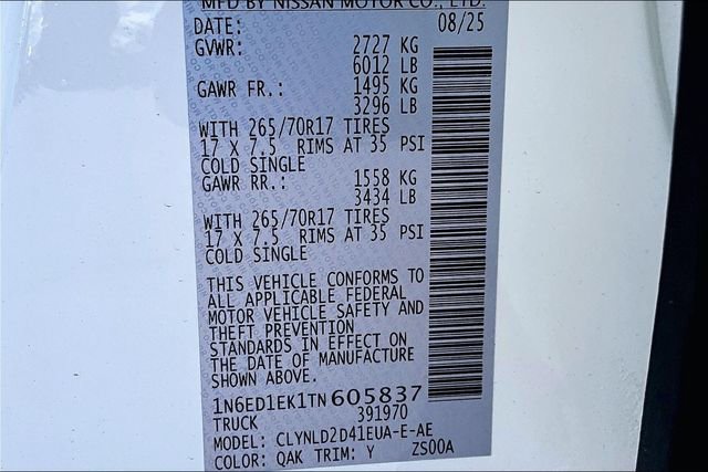 New 2026 Nissan Frontier PRO-4X w/ Pro Premium Package image 8