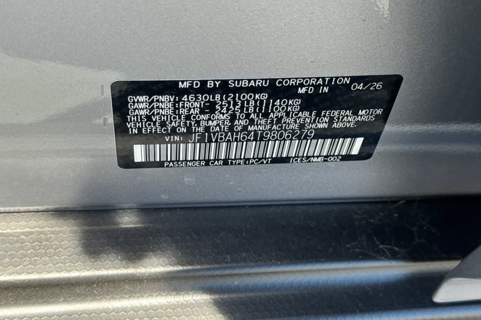 New 2026 Subaru WRX AWD/4WD image 30