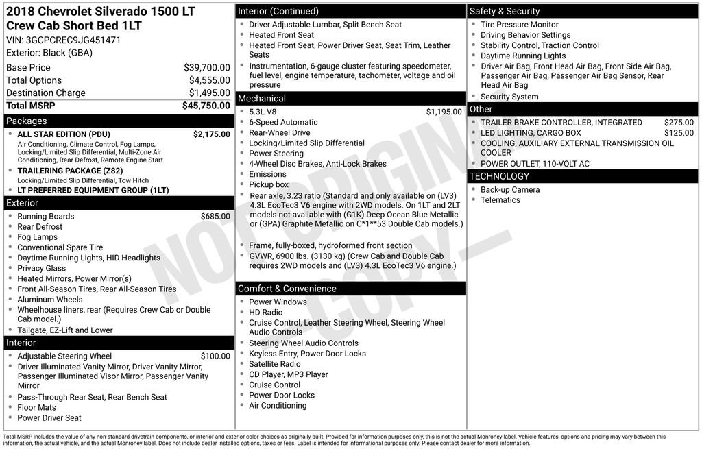 Used 2018 Chevrolet Silverado 1500 LT w/ All Star Edition image 10