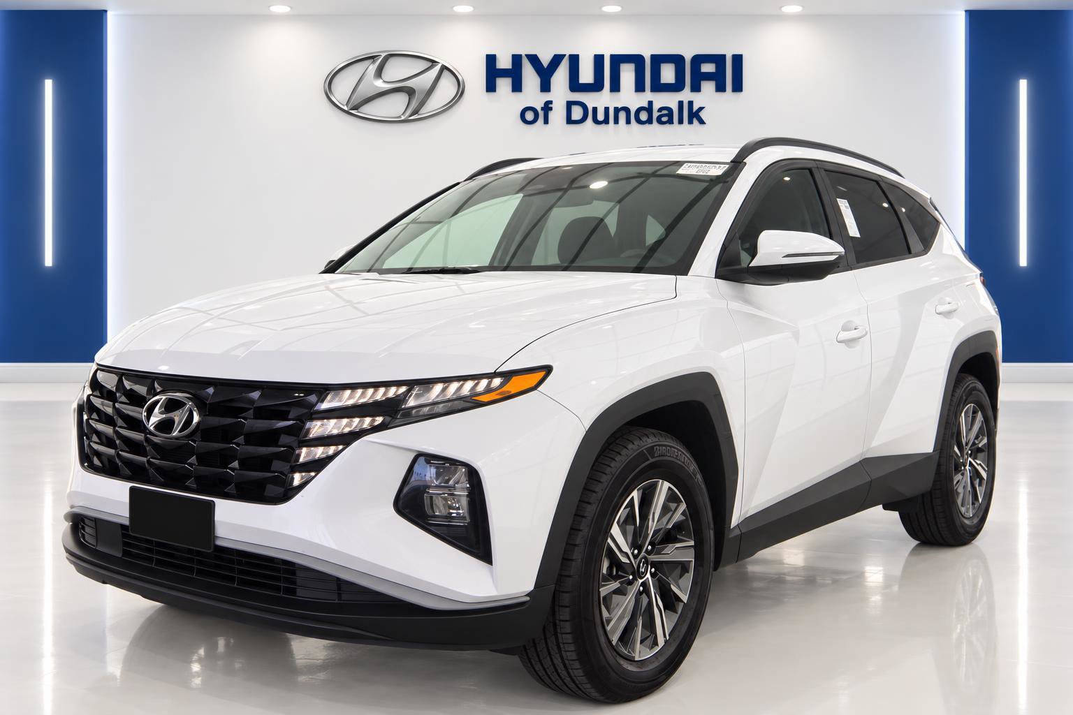 Used 2022 Hyundai Tucson Blue AWD/4WD image 1
