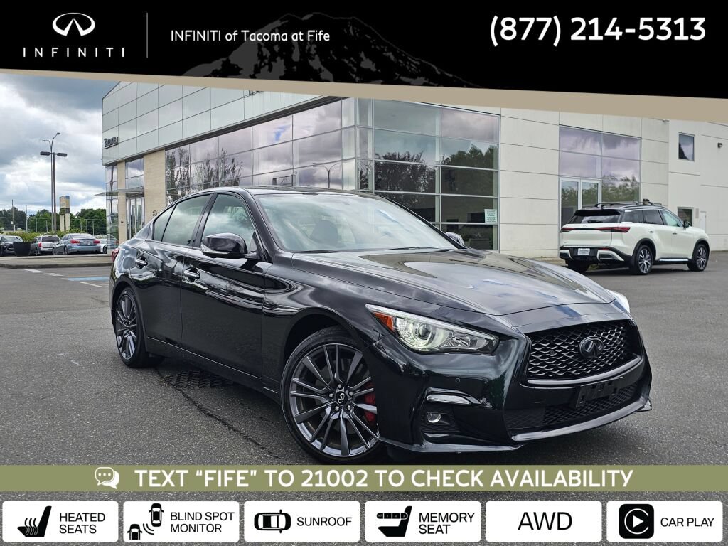 Used 2023 INFINITI Q50 Red Sport 400 w/ Black Opal Edition