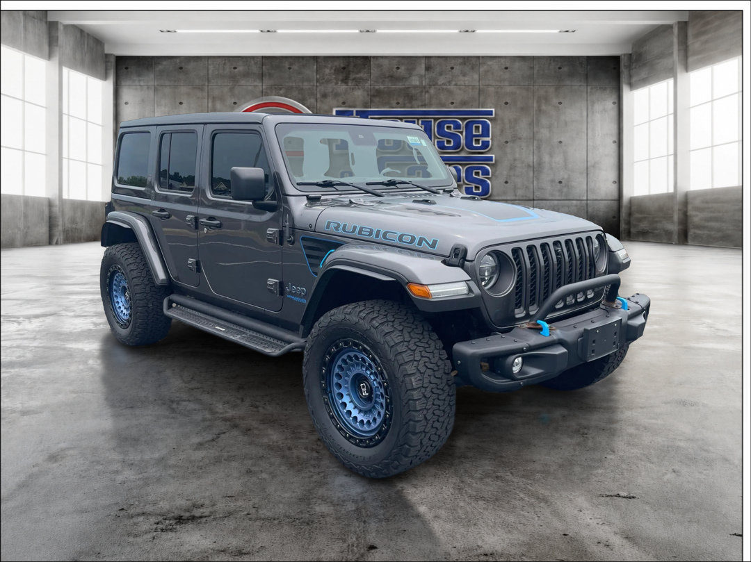 Used 2021 Jeep Wrangler Unlimited Rubicon 4xe w/ Steel Bumper Group AWD/4WD image 3